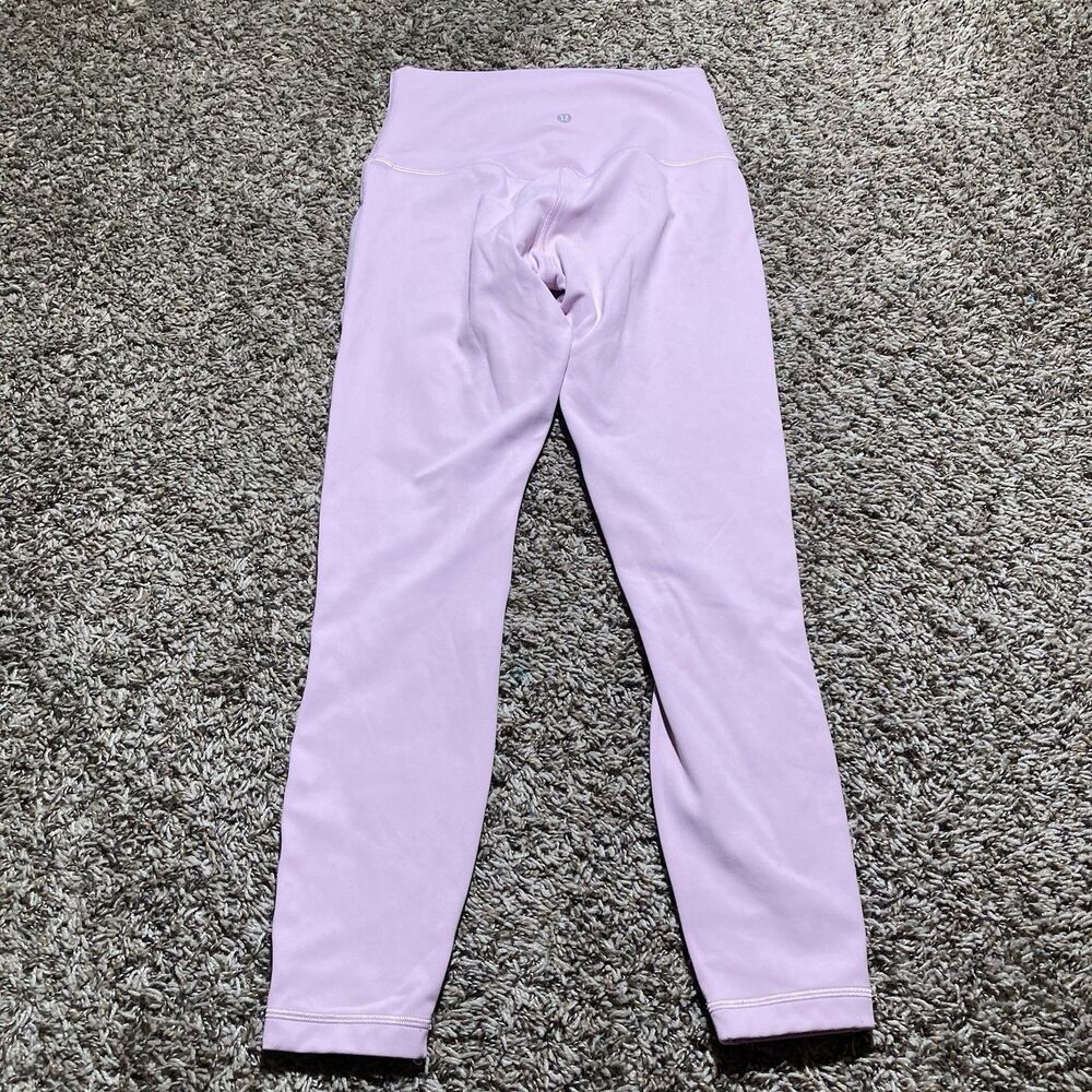 Lululemon Align High Rise Legging Size 6 Lavender Dew Double Lined 24"Ins W5CTCS